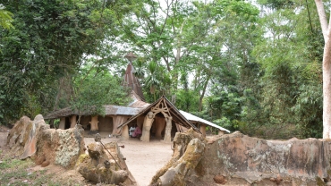 Ibusanyin Shrine. The Osun-Osogbo Forest and Shrine is a major cultural landscape.