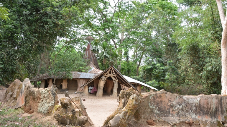 Ibusanyin Shrine. The Osun-Osogbo Forest and Shrine is a major cultural landscape.