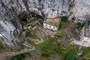 Aerial view of the María Magdalena Cave in France