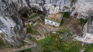 Aerial view of the María Magdalena Cave in France