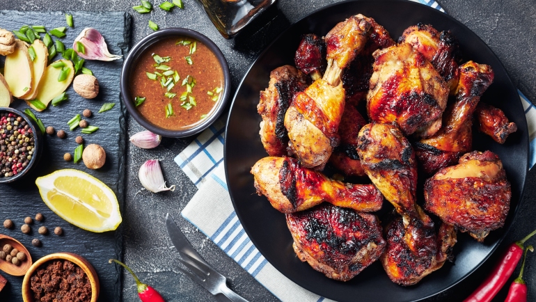 Jerk chicken Jamaica