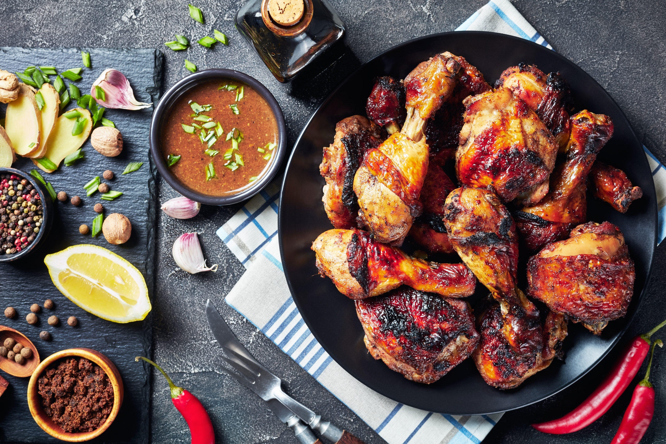 Jerk chicken Jamaica