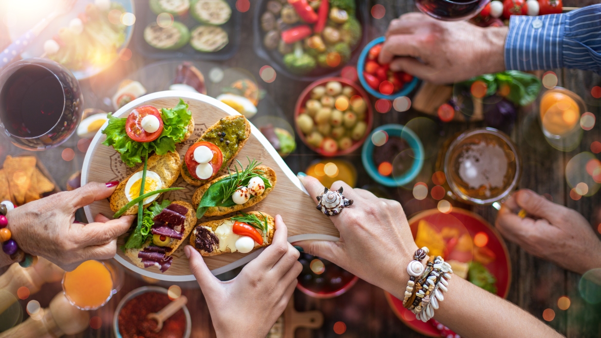 Mediterranean finger food