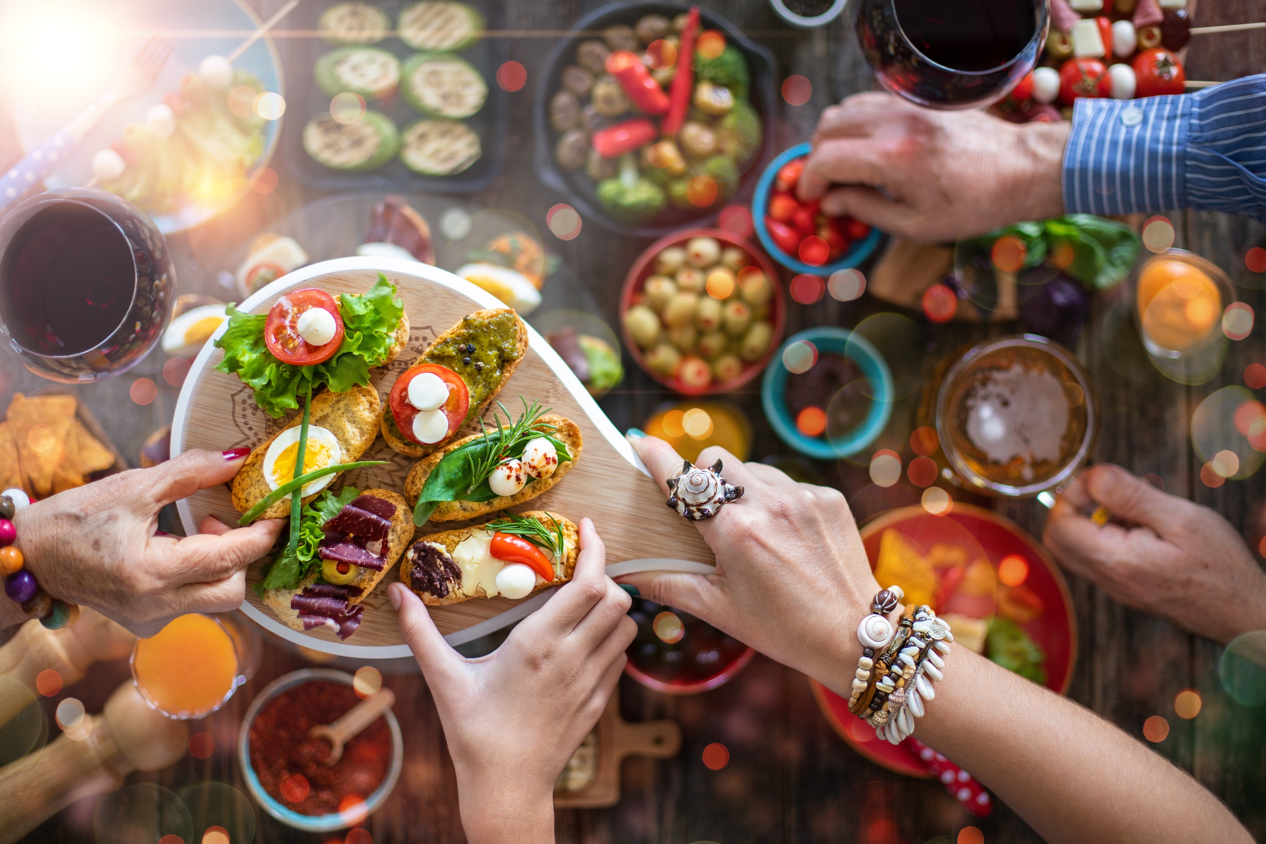 Mediterranean finger food