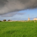 Malta s landscape near Laferla Cross,Malta
