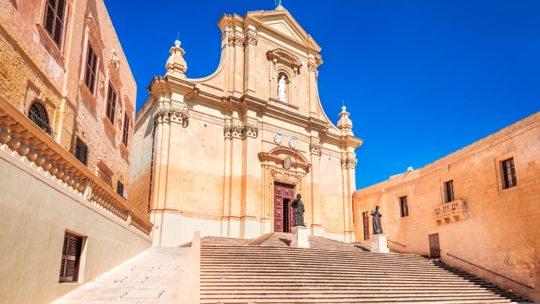 Cathedral of the Assumption at Cittadella, Malta