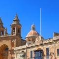 Iglesia de Nuestra Señora de Pompeya en las calles de Marsaxlokk