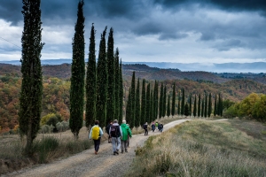 Via Francigena, Chiusure and Monte Oliveto Maggiore Abbey