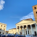 Collegiata St Agatha Santhia Vercelli Cammino di Oropa