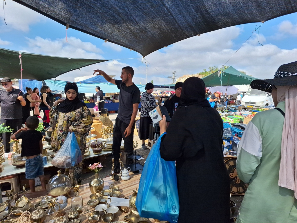 The Wednesday market in Ramla