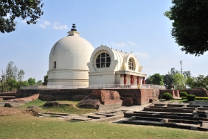 Parinirvana Stupa and temple, Kushinagar, India