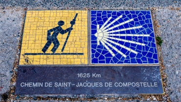 camino santiago en Chartres, Francia