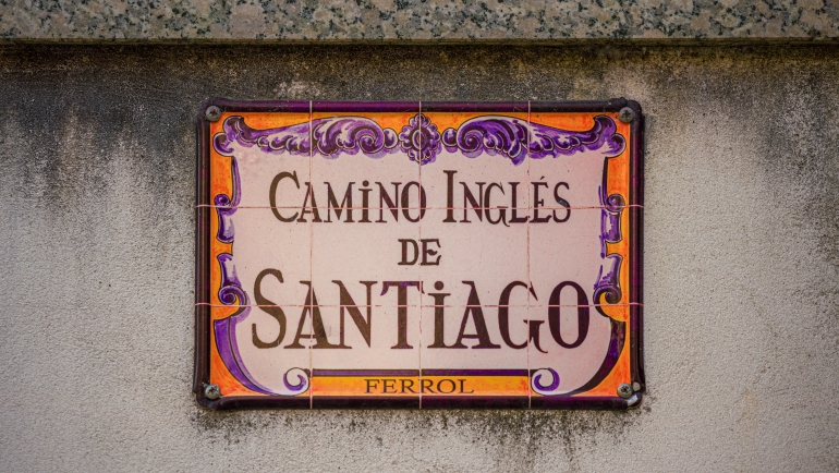 Signpost in Ferrol