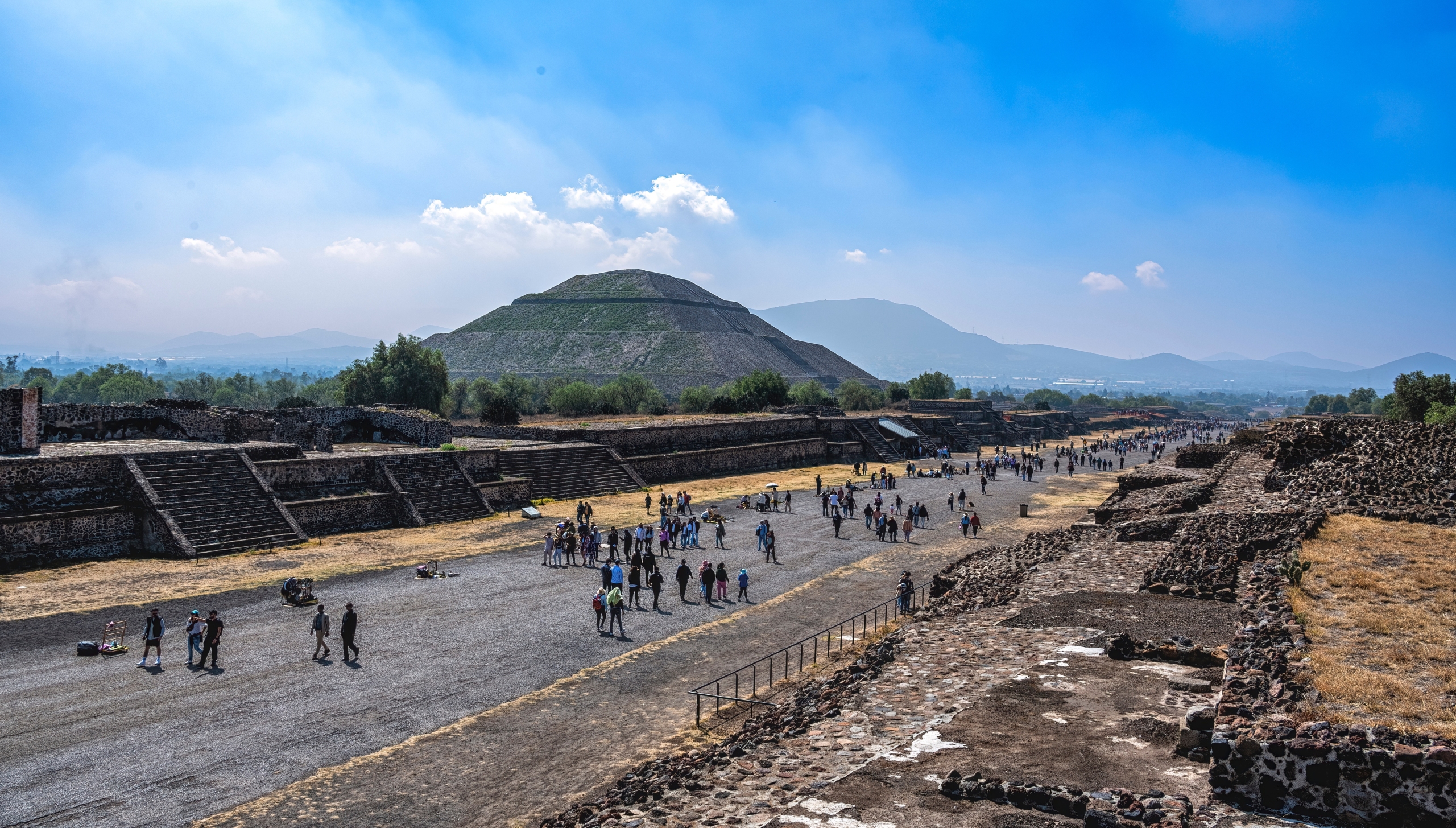 Avenue of the Dead and Pyramid of the Sun, Temple of the Sun Teotihuacan