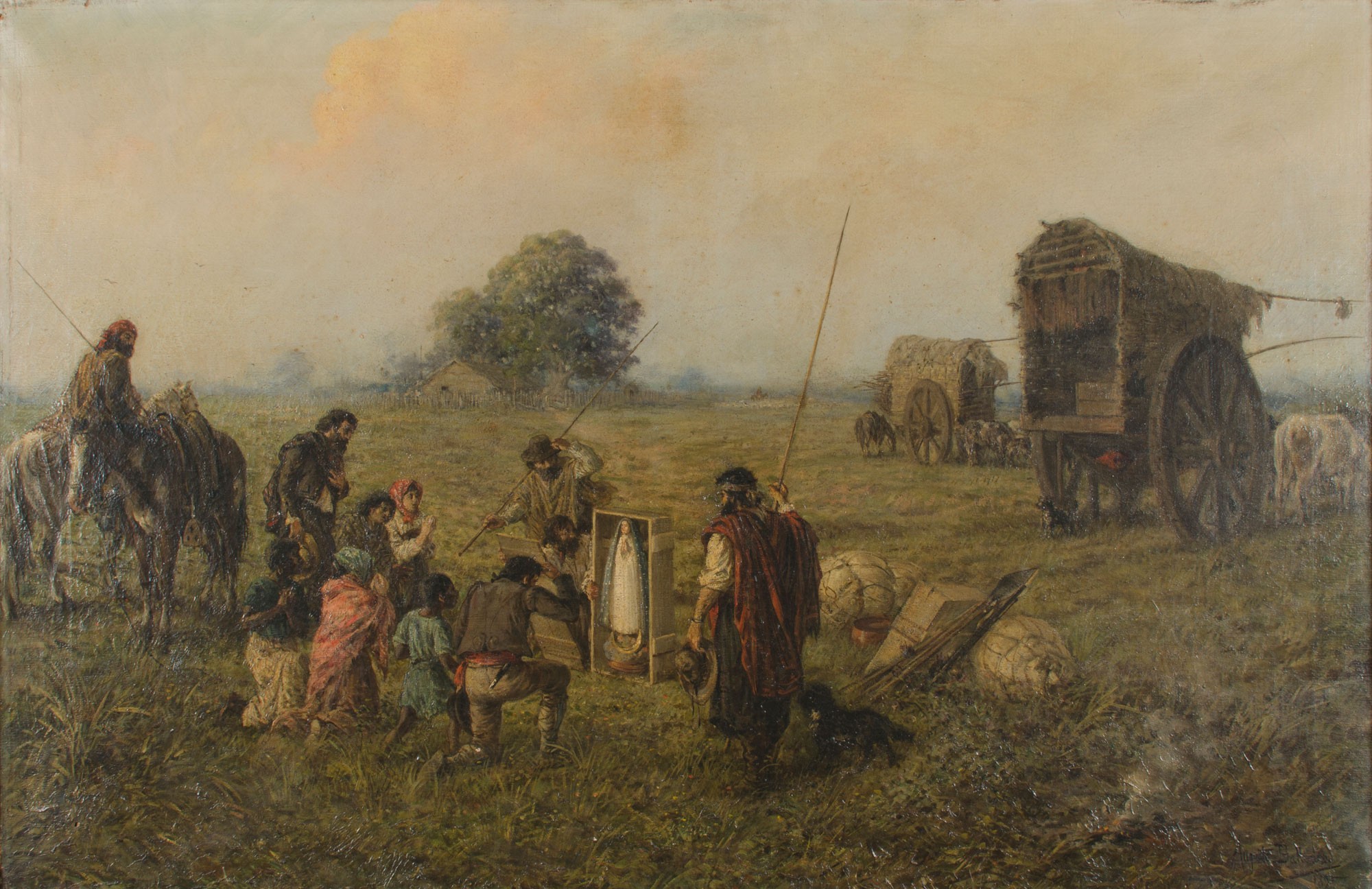Más detalles Origen milagroso de Ntra. Sra. de Luján en año 1630, por Augusto Ballerini, 1895.