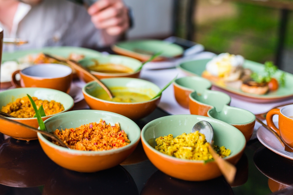 variedad de curry cingalés