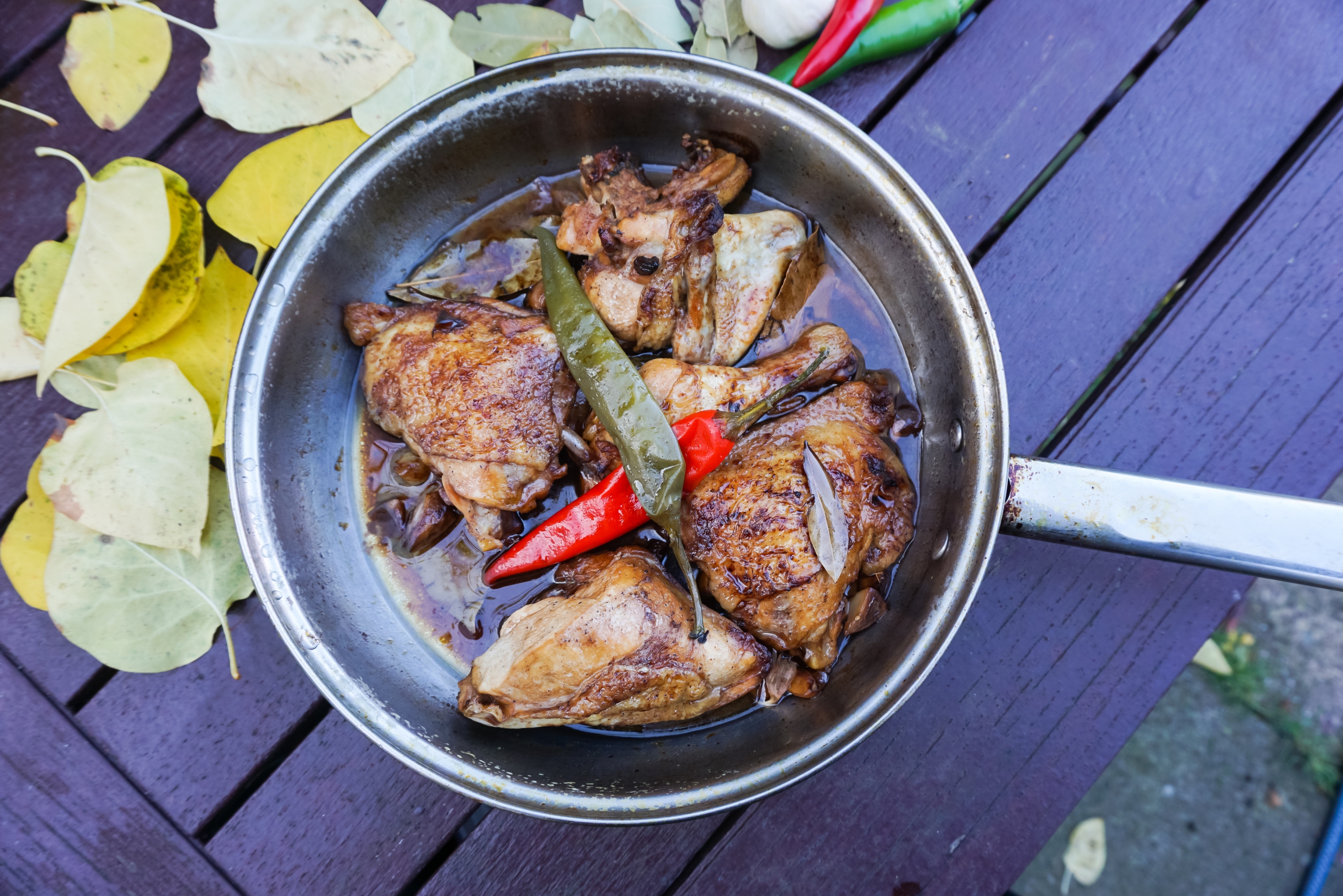 adobo filipino de pollo