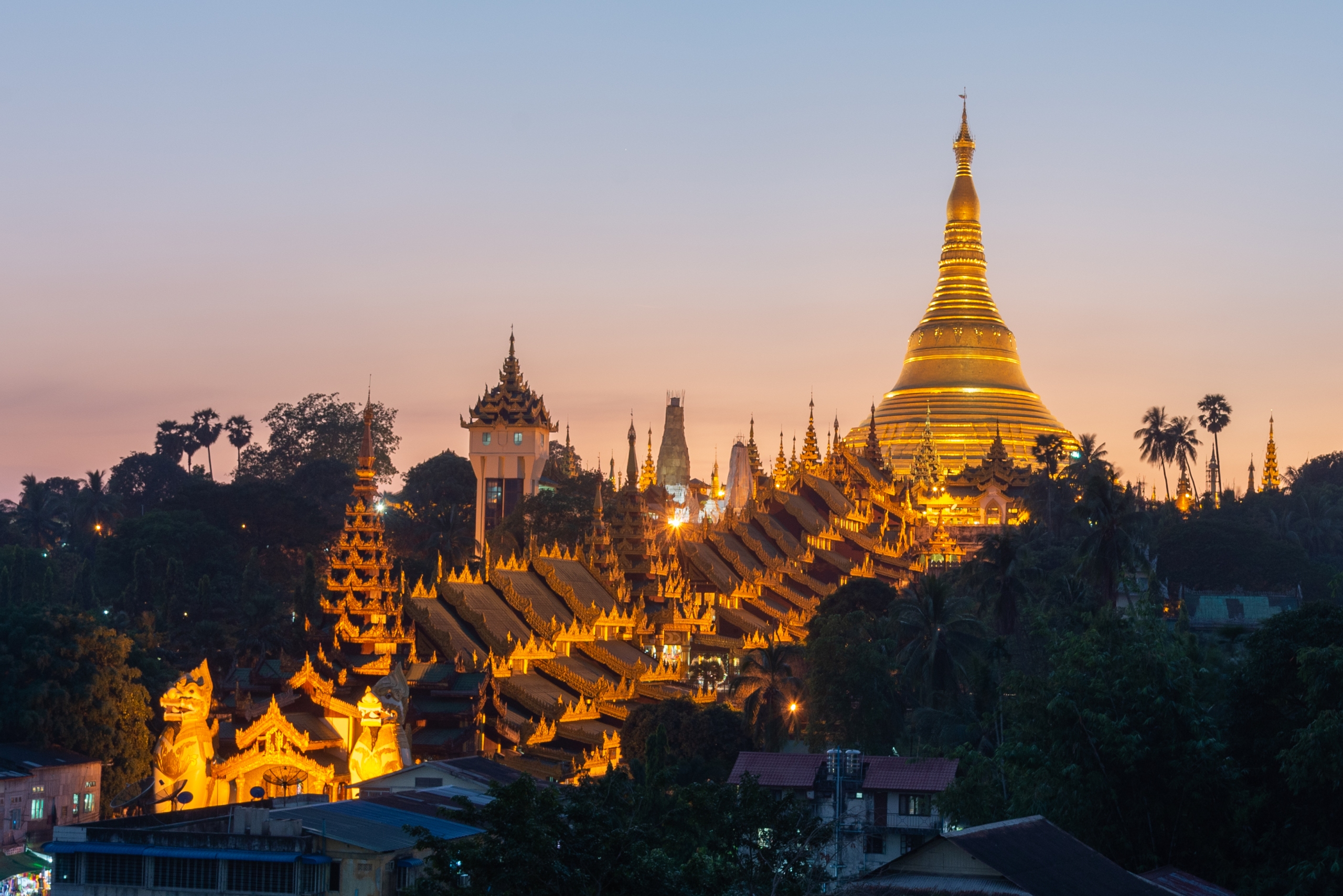 Shwedagon Pagoda is one of the most famous pagodas in the world, Yangon's main attraction.