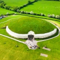 Newgrange, a prehistoric monument built during the Neolithic period, located in County Meath, Ireland