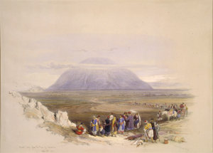 Mount Tabor from the Plain of Esdraelon April 19th 1839