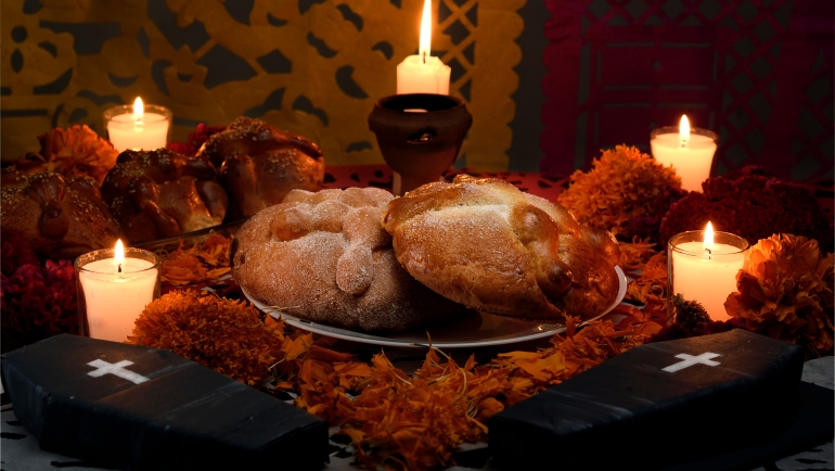 pan de día de muertos