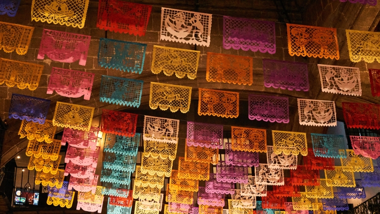 papel picado día de muertos