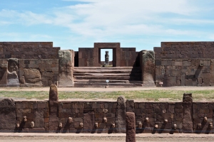 Tiwanaku archaeological site, Bolivia.