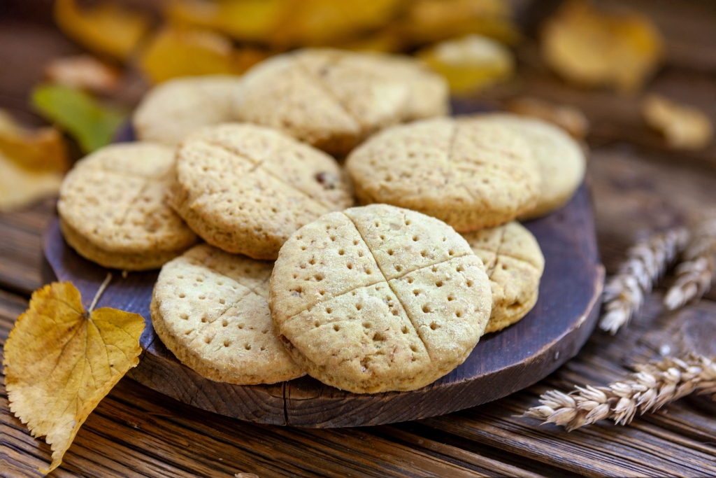 Traditional English cakes or Soul Cakes on All Saints' Eve