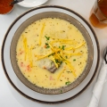 Delicious traditional Bolivian peanut soup