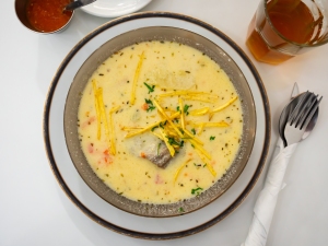 Delicious traditional Bolivian peanut soup