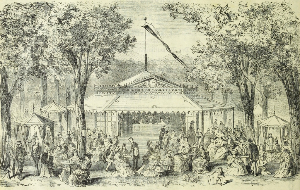 Coffee house in the Augarten (1020 Vienna), opened during the Vienna World Fair 1873