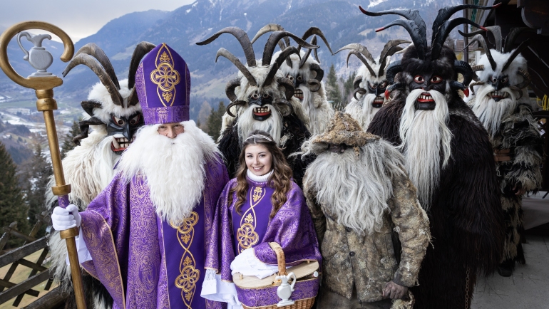 st nicholas and krampus in Austria