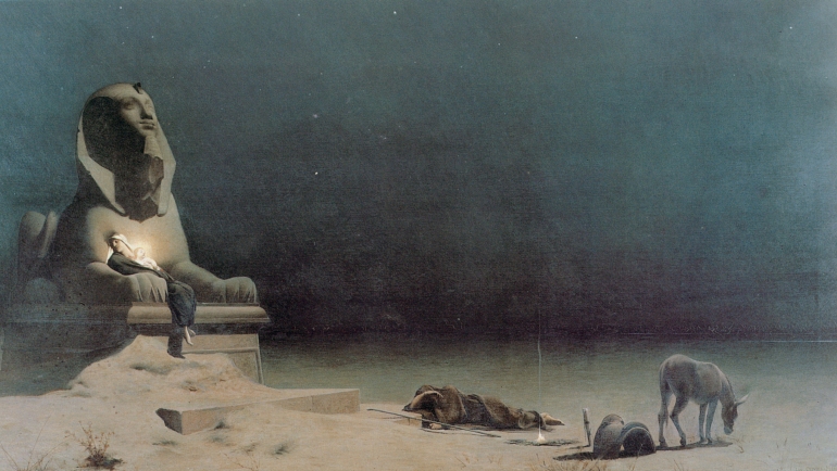 Rest on the Flight into Egypt by Luc-Olivier Merson, 1879, Museum of Fine Arts, Boston