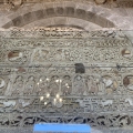 Impresionante retablo copto en piedra en Gabal al Tair