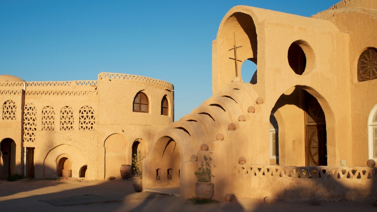 Coptic church in Anafora, Nile delta region, between Cairo and Alexandria.