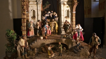 A nativity scene in Mdina, Malta