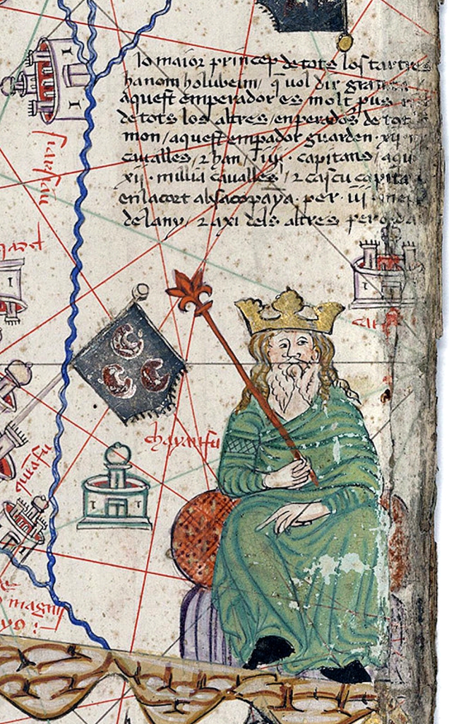1 ⁄ 3 More details Kublai Khan in the Catalan Atlas (1375)