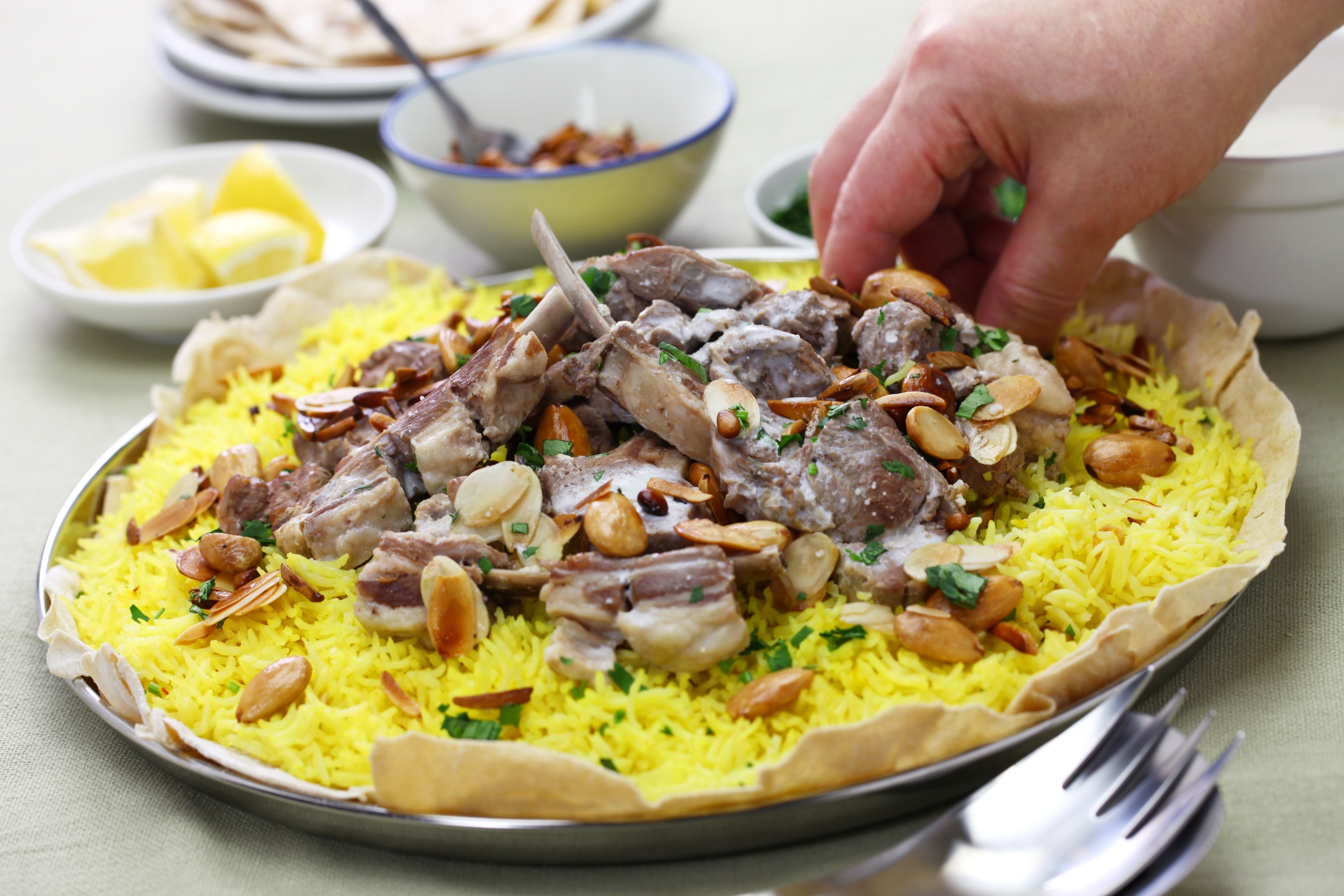 mansaf, Jordanian national dish