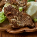 Khorkhog, a Mongolian barbecue, traditional Asian dishes