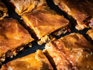 Spanish typical "tapa" Galician empanada