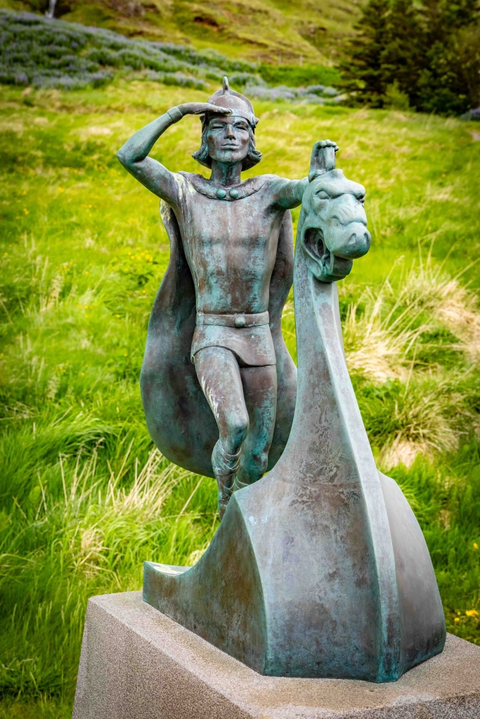 Statue of Eric the Red in Iceland