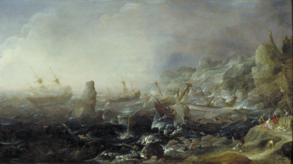 Bonaventura Peeters I (1614–1652) - St. Paul Wrecked at Sea - 1472 -