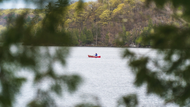 Canoe pilgrimage in Canada
