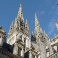 Saint-Corentin Cathedral, Quimper, Brittany, France.