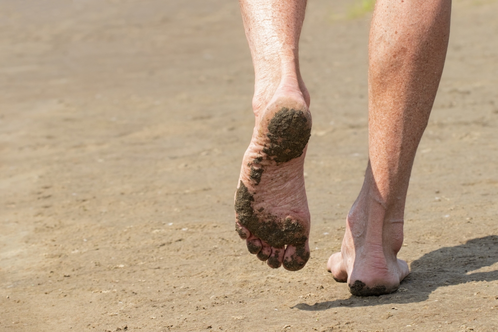 Many studies have been published on the benefits of walking on the beach