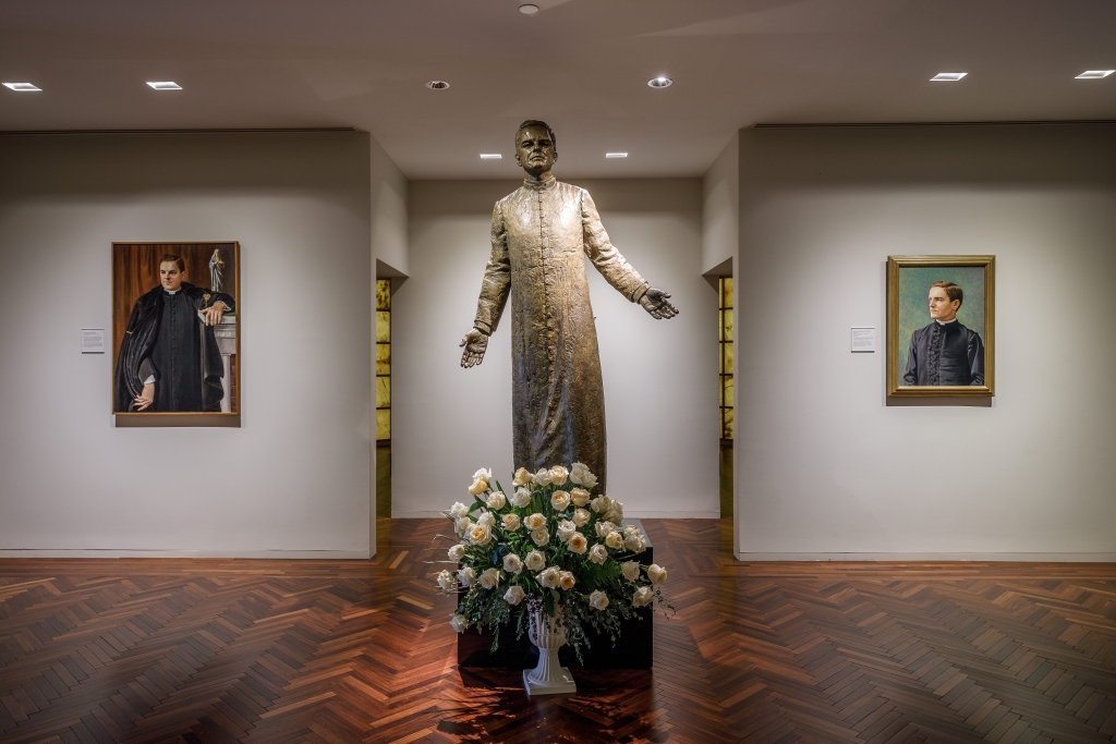 Statue of the Blessed McGivney, courtesy of the Knights of Columbus