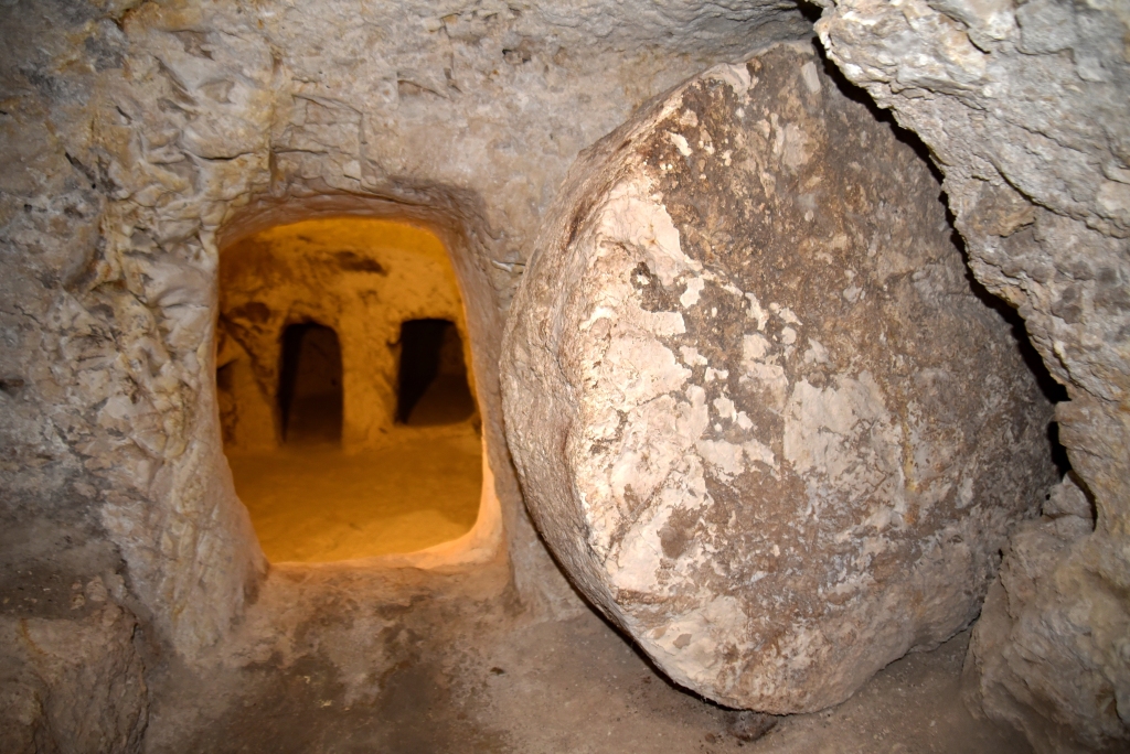 View of part of the archaeological site underneath the Sisters of Nazareth Convent, Nazareth, Israel
