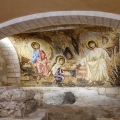The Holy family mosaic at church of Saint Joseph in Nazareth