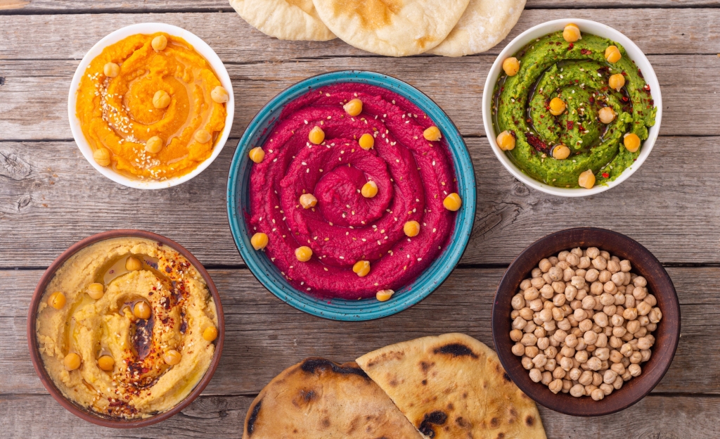 Modern interpretations of hummus
