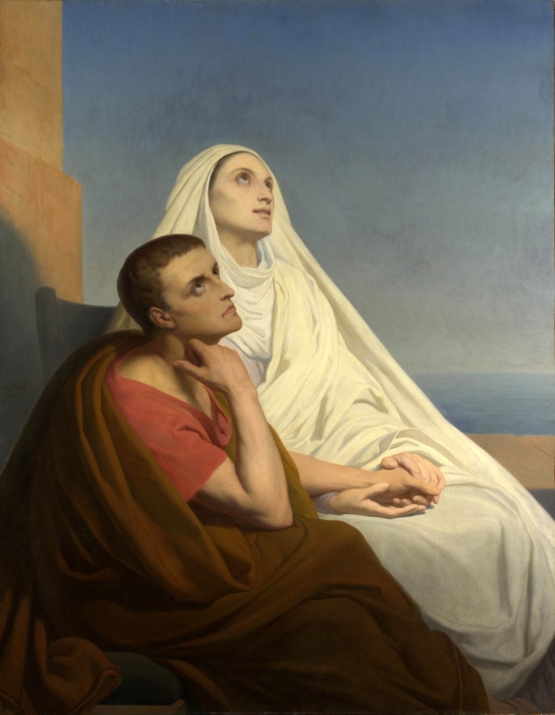 Saint Augustine and Saint Monica (1846), by Ary Scheffer.